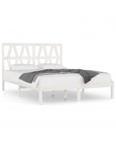 Giroletto Bianco in Legno Massello di Pino 120x200 cm 2