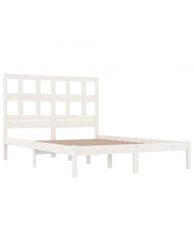 Giroletto Bianco in Legno Massello 180x200 cm Super King