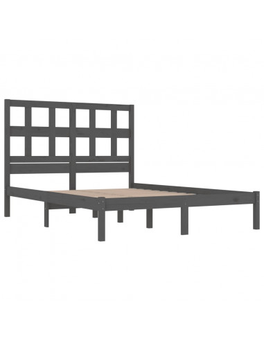 Giroletto Grigio in Legno Massello di Pino 200x200 cm