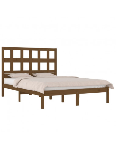 Giroletto Miele in Legno Massello di Pino 200x200 cm