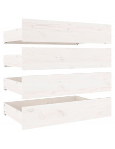 Giroletto con Cassetti Bianco 150x200 cm King Size 2