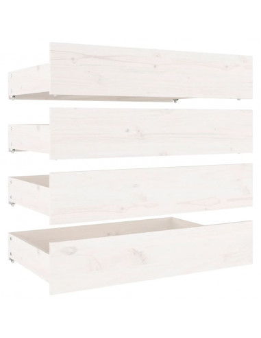 Giroletto con Cassetti Bianco 150x200 cm King Size