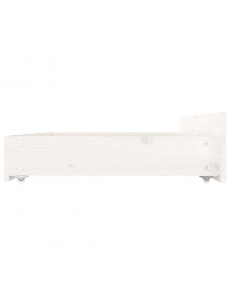 Giroletto con Cassetti Bianco 150x200 cm Super King