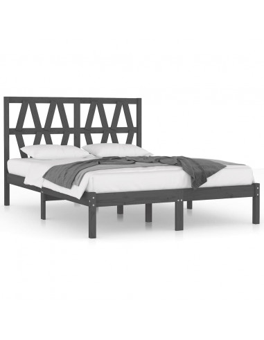 Giroletto Grigio in Legno Massello di Pino 200x200 cm