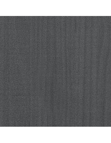 Giroletto Grigio in Legno Massello di Pino 200x200 cm