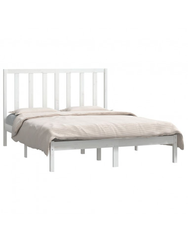 Giroletto Bianco in Legno Massello di Pino 140x190 cm