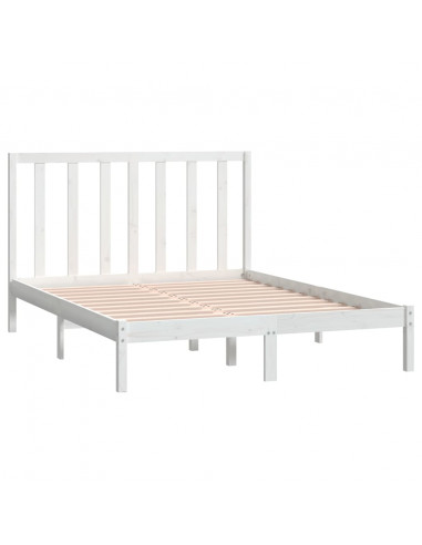 Giroletto Bianco in Legno Massello di Pino 140x190 cm