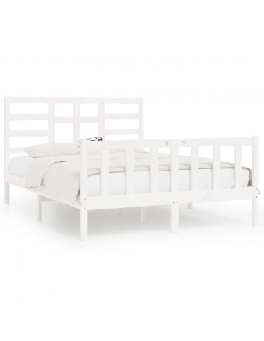 Giroletto Bianco in Legno Massello di Pino 120x200 cm