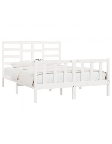 Giroletto Bianco in Legno Massello di Pino 120x200 cm