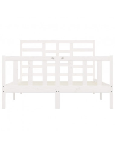 Giroletto Bianco in Legno Massello di Pino 120x200 cm