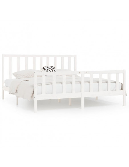 Giroletto Bianco in Legno Massello 200x200 cm