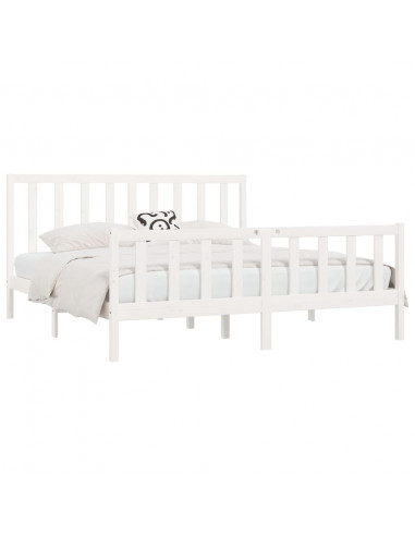 Giroletto Bianco in Legno Massello 200x200 cm