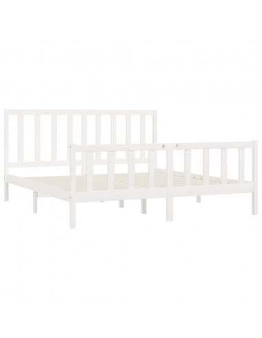 Giroletto Bianco in Legno Massello 200x200 cm