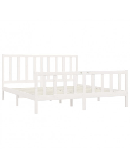 Giroletto Bianco in Legno Massello 200x200 cm