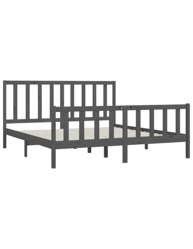 Giroletto Grigio in Legno Massello 200x200 cm