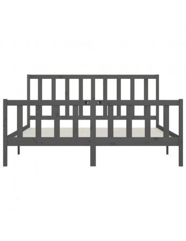 Giroletto Grigio in Legno Massello 200x200 cm