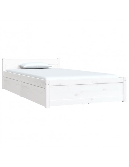 Giroletto con Cassetti Bianco 90x200 cm