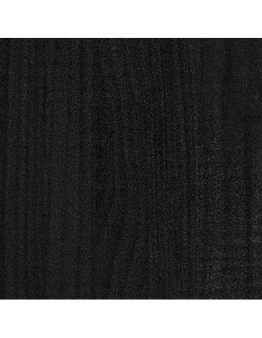 Giroletto con Cassetti Nero 90x200 cm