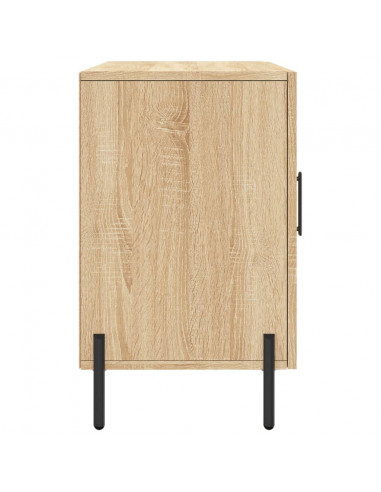 Credenza Rovere Sonoma 100x36x60 cm in Legno Multistrato
