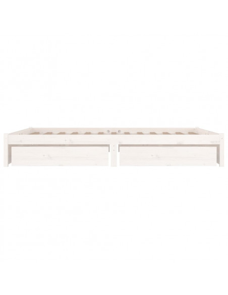 Giroletto con Cassetti Bianco 150x200 cm King Size