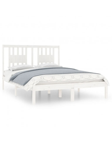 Giroletto Bianco in Legno Massello di Pino 140x190 cm