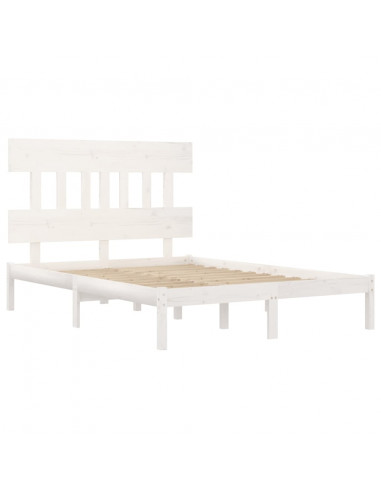 Giroletto Bianco in Legno Massello 120x200 cm