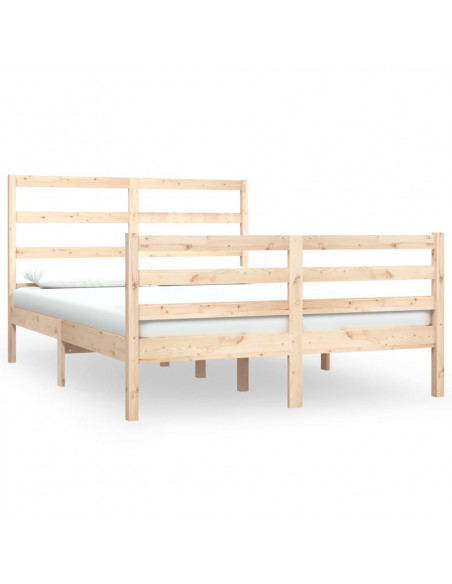 Giroletto in Legno Massello di Pino 120x190cm Small Double