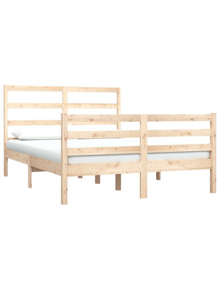 Giroletto in Legno Massello di Pino 120x190cm Small Double