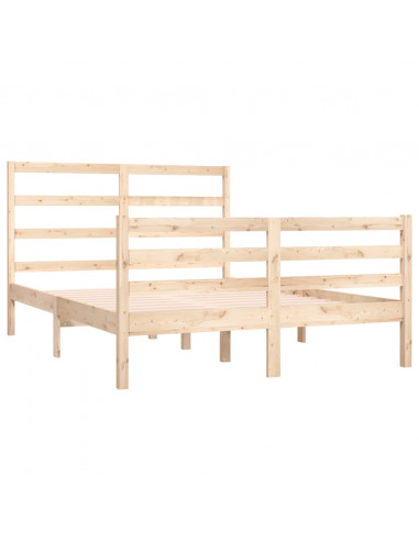 Giroletto in Legno Massello di Pino 120x190cm Small Double