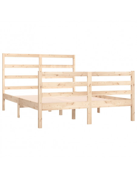 Giroletto in Legno Massello di Pino 120x190cm Small Double