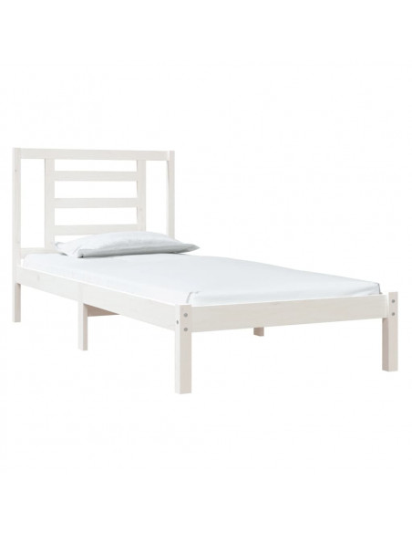 Giroletto Bianco in Legno Massello di Pino 100x200 cm