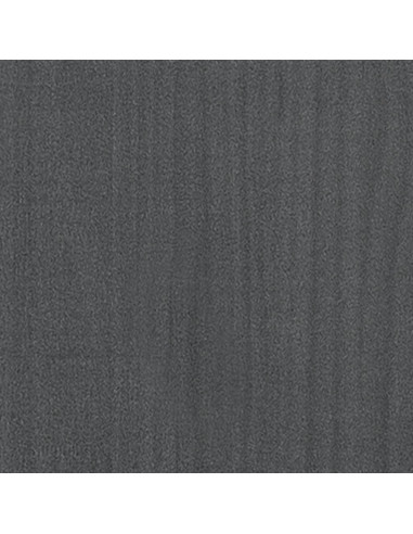 Giroletto Grigio in Legno Massello di Pino 200x200 cm