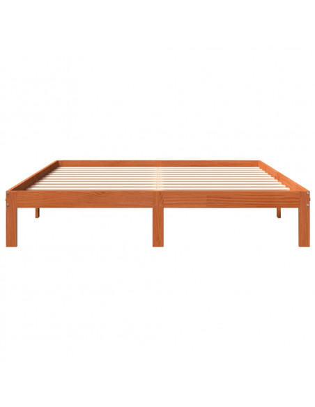 Giroletto Marrone Cera 180x200 cm in Legno Massello di Pino