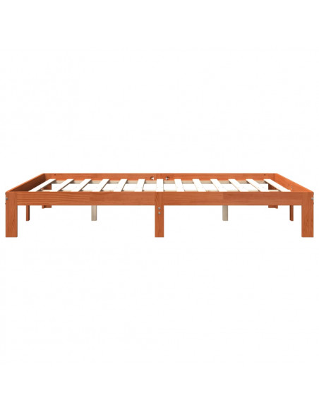 Giroletto Marrone Cera 180x200 cm in Legno Massello di Pino