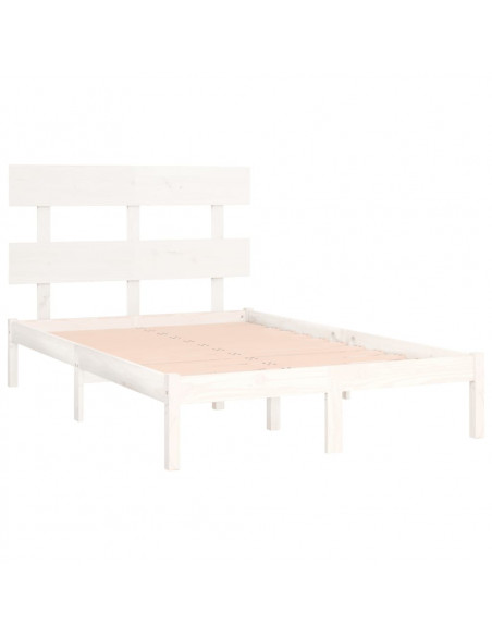 Giroletto Bianco in Legno Massello 160x200 cm