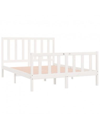 Giroletto Bianco in Legno Massello 140x190 cm