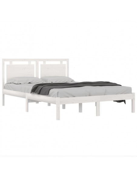 Giroletto Bianco in Legno Massello 160x200 cm