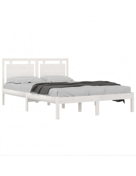 Giroletto Bianco in Legno Massello 180x200 cm Super King