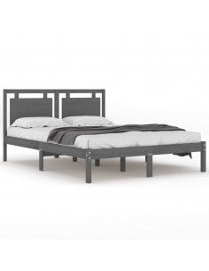 Giroletto Grigio in Legno Massello 200x200 cm 2