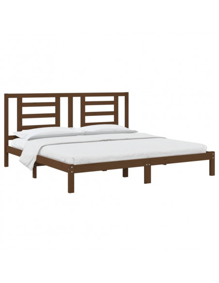 Giroletto Miele in Legno Massello di Pino 200x200 cm