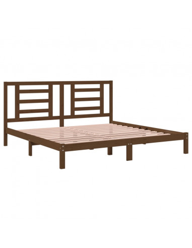 Giroletto Miele in Legno Massello di Pino 200x200 cm