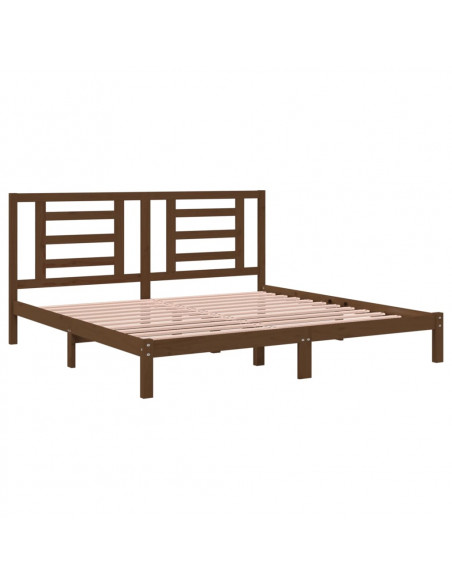 Giroletto Miele in Legno Massello di Pino 200x200 cm