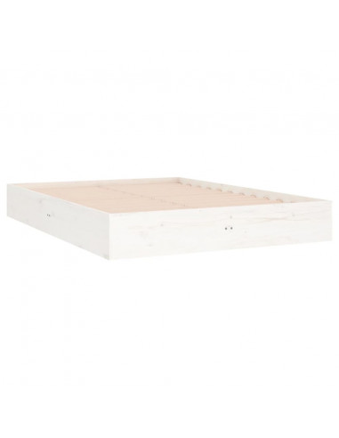 Giroletto Bianco in Legno Massello 120x190 cm Small Double