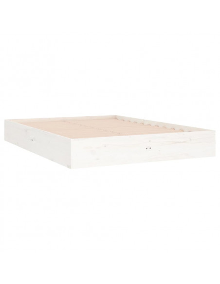 Giroletto Bianco in Legno Massello 120x190 cm Small Double