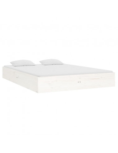 Giroletto Bianco in Legno Massello 120x190 cm Small Double