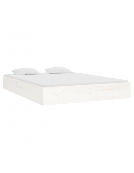Giroletto Bianco in Legno Massello 120x190 cm Small Double