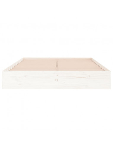 Giroletto Bianco in Legno Massello 120x190 cm Small Double