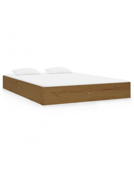 Giroletto Miele in Legno Massello 135x190 cm Double