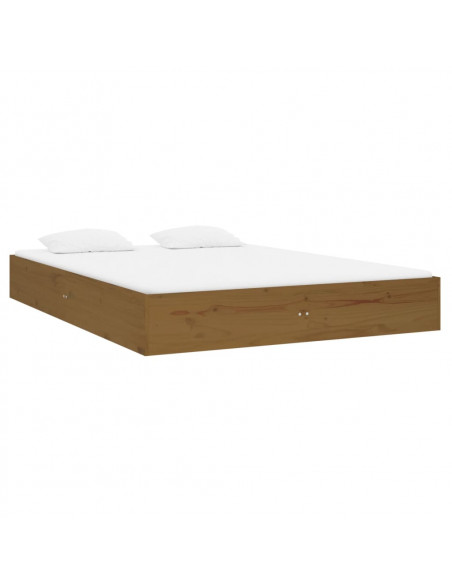 Giroletto Miele in Legno Massello 135x190 cm Double