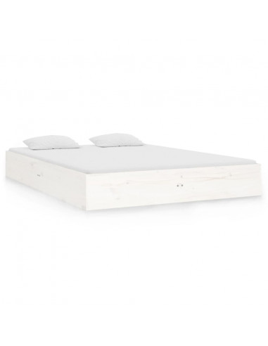 Giroletto Bianco in Legno Massello 140x190 cm